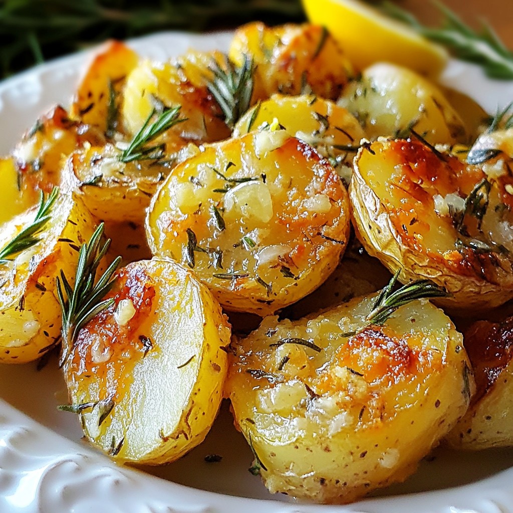 Rosemary Garlic Roasted Potatoes Simple and Flavorful