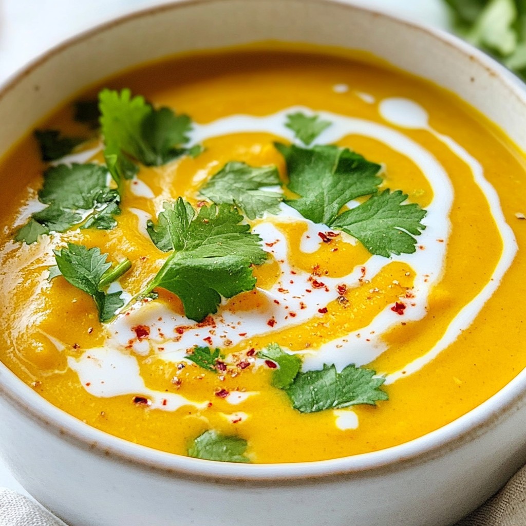 Coconut Curry Sweet Potato Soup Hearty and Nourishing