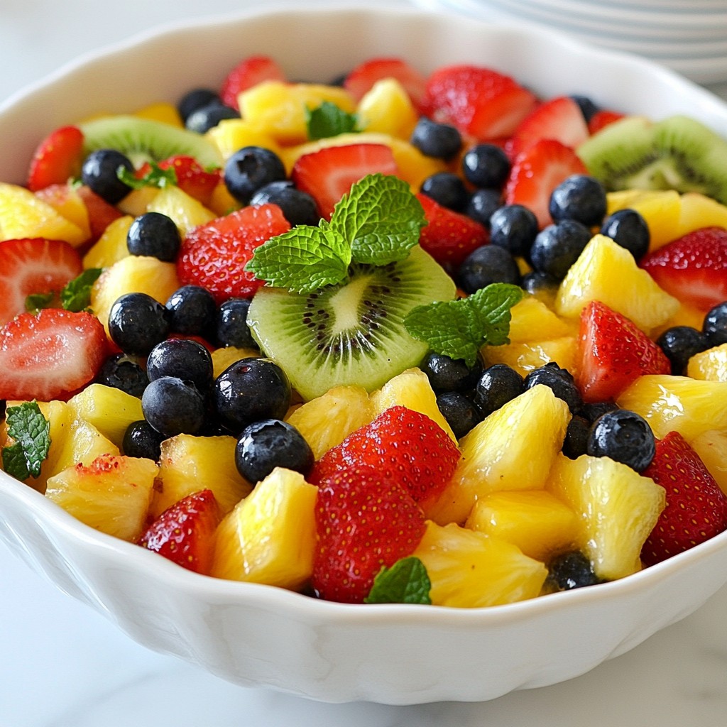 Honey Lime Fruit Salad Refreshing Summer Delight