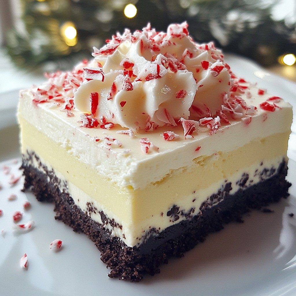 Festive No-Bake Peppermint Oreo Delight Recipe