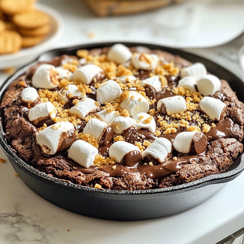 S’mores Brownie Skillet Decadent and Easy Recipe