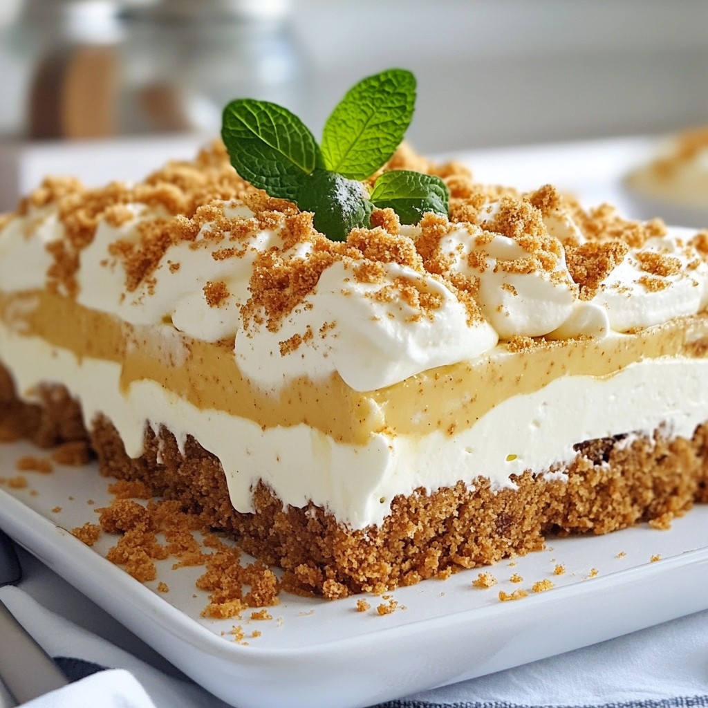 Gingerbread No-Bake Icebox Cake Delightful Treat