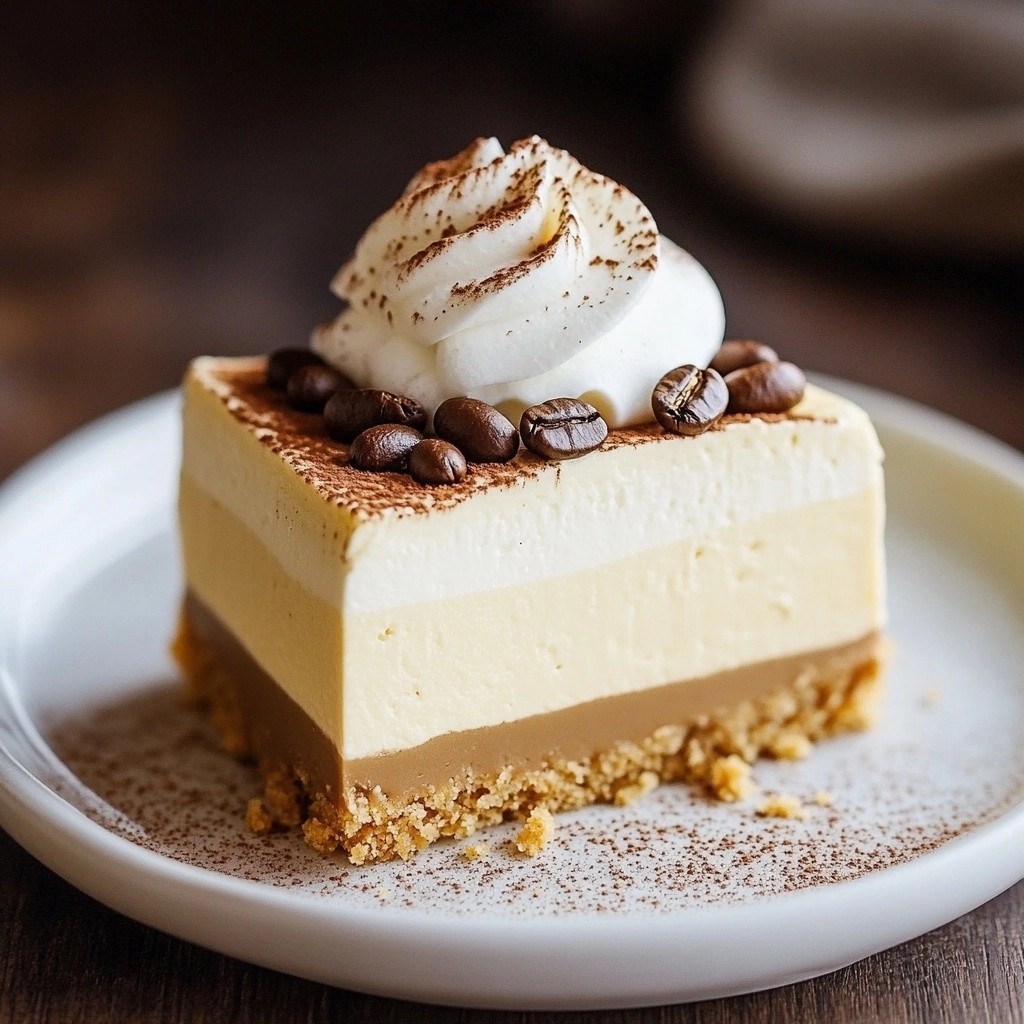 Creamy No-Bake Coffee Bean Cheesecake Delight