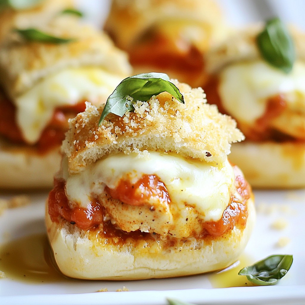 Irresistible Chicken Parmesan Sliders for Everyone