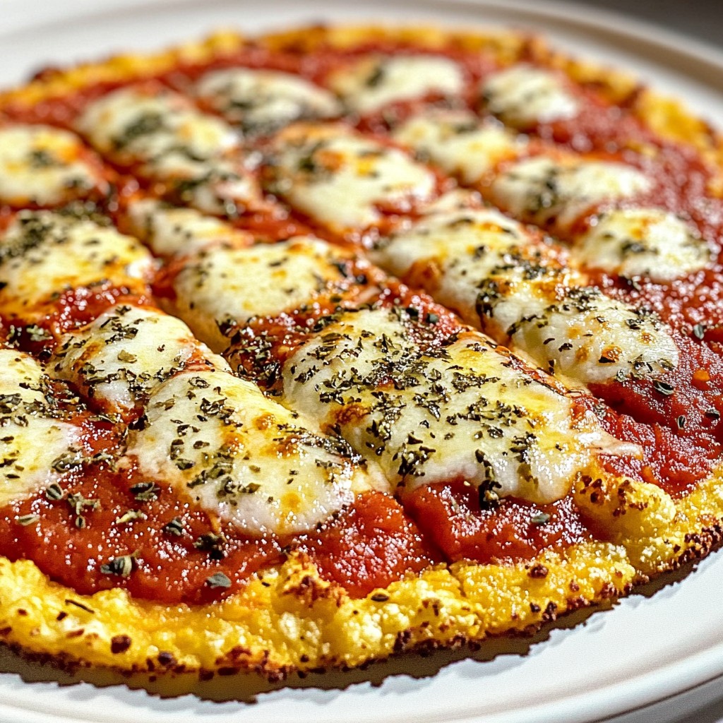 Cauliflower Pizza Crust Deliciously Healthy Choice