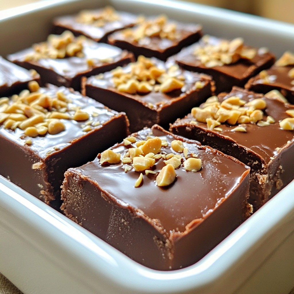 Chocolate Peanut Butter Fudge Delightful and Easy Treat