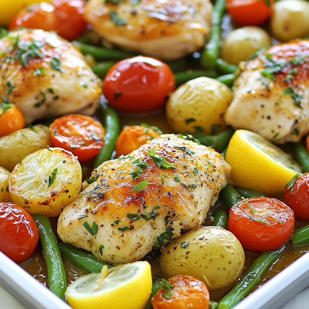 Sheet-Pan Lemon Herb Chicken Simple and Tasty Meal