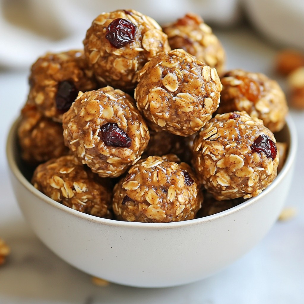 Cinnamon Apple Energy Bites Easy and Tasty Recipe