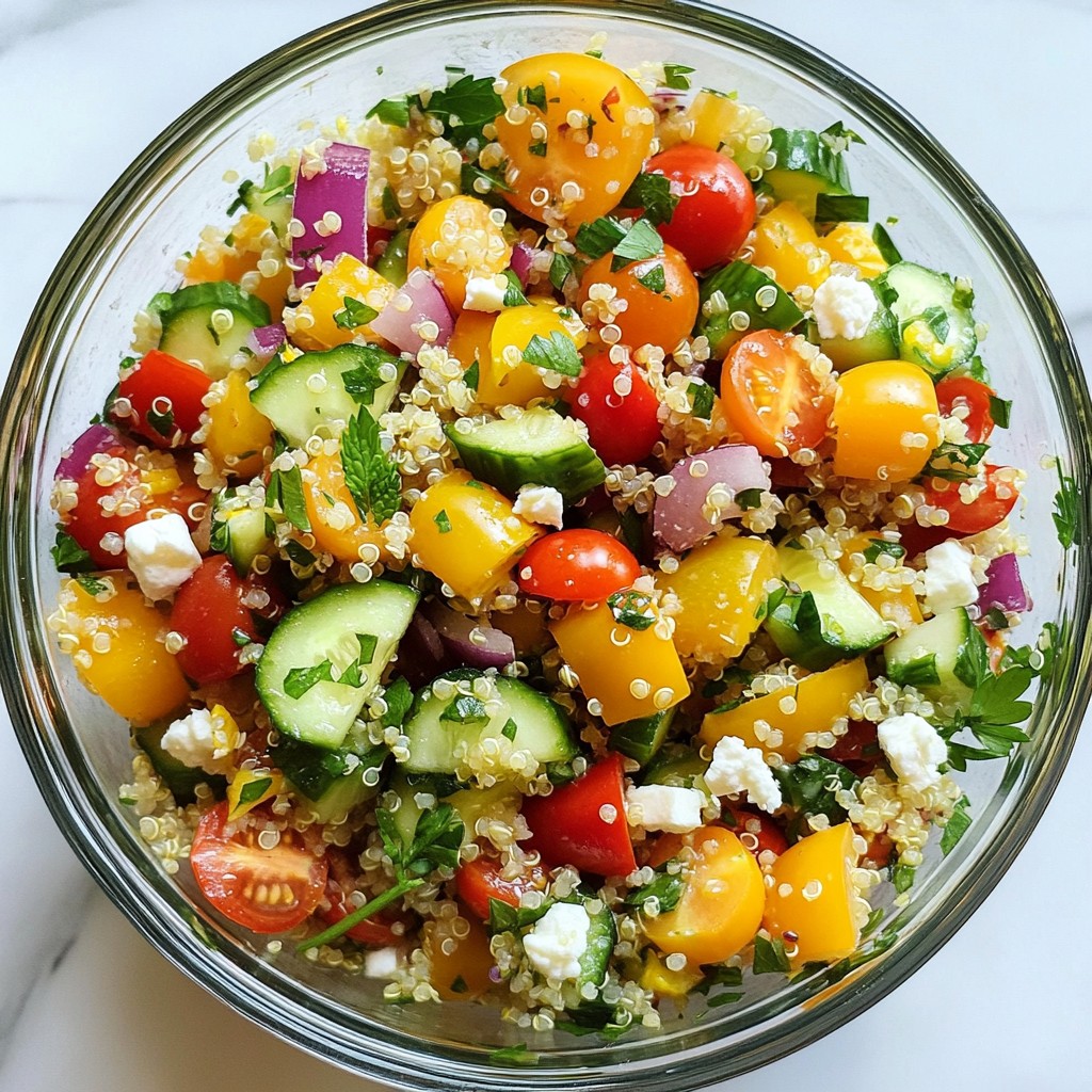 Lemon Herb Quinoa Salad Fresh and Flavorful Recipe