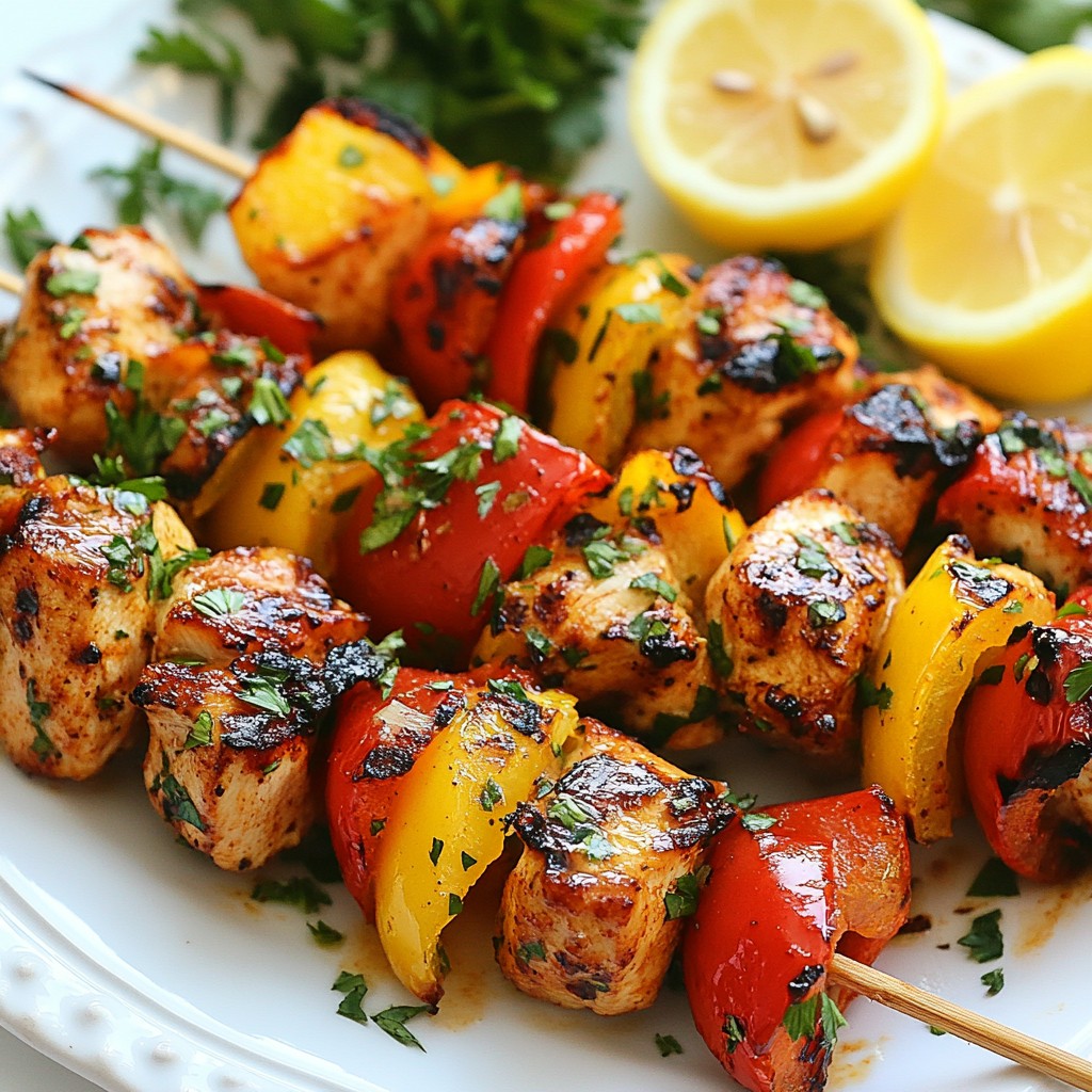 Spicy Harissa Chicken Kabobs Flavorful and Easy Meal