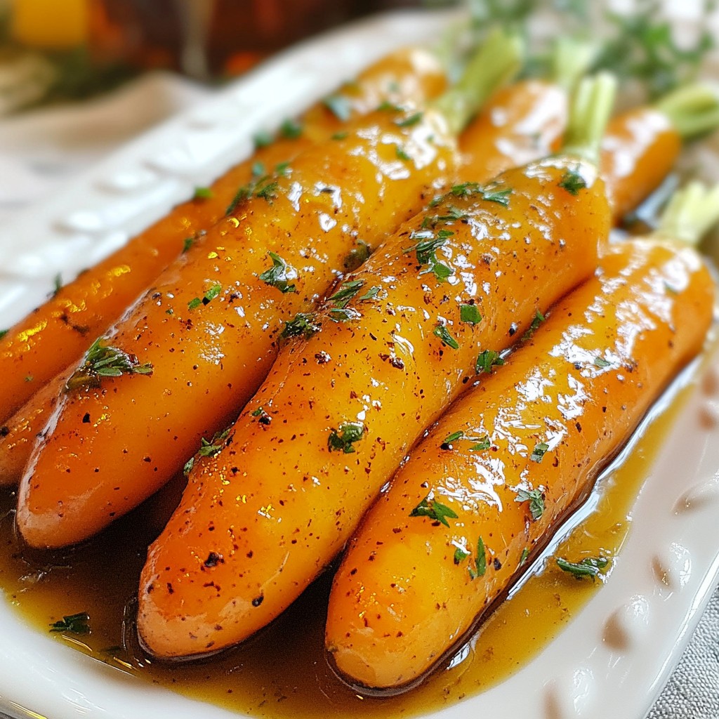 Maple Dijon Glazed Carrots Flavorful Healthy Dish