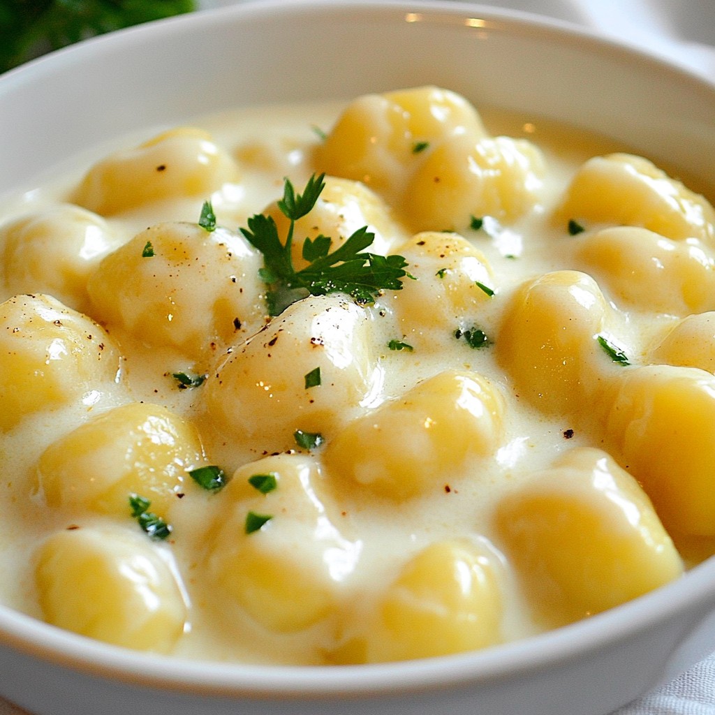 Creamy Alfredo Gnocchi Delightful Homemade Recipe