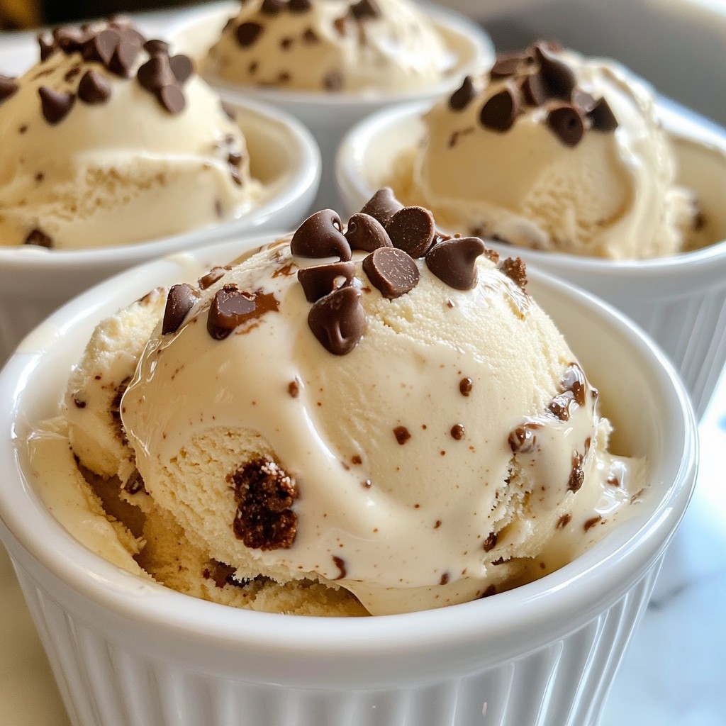 Espresso Chocolate Chip Ice Cream Delightful Treat