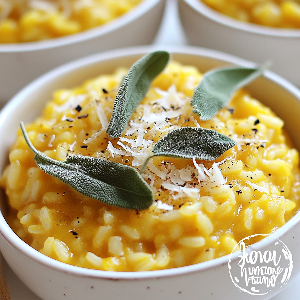 Roasted Pumpkin Sage Risotto Flavorful Comfort Dish