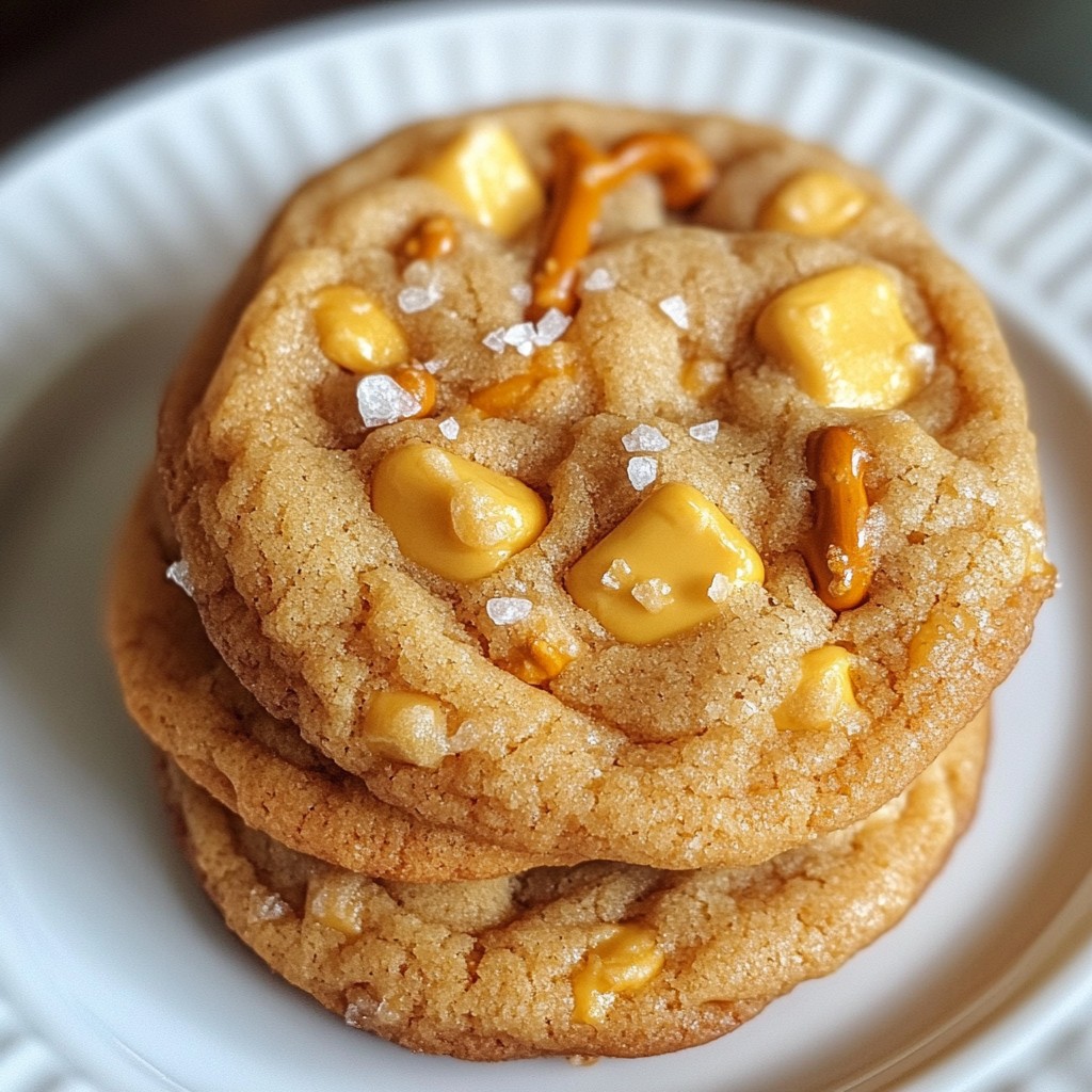 Butterscotch Pretzel Cookies Fantastic Flavor Treat