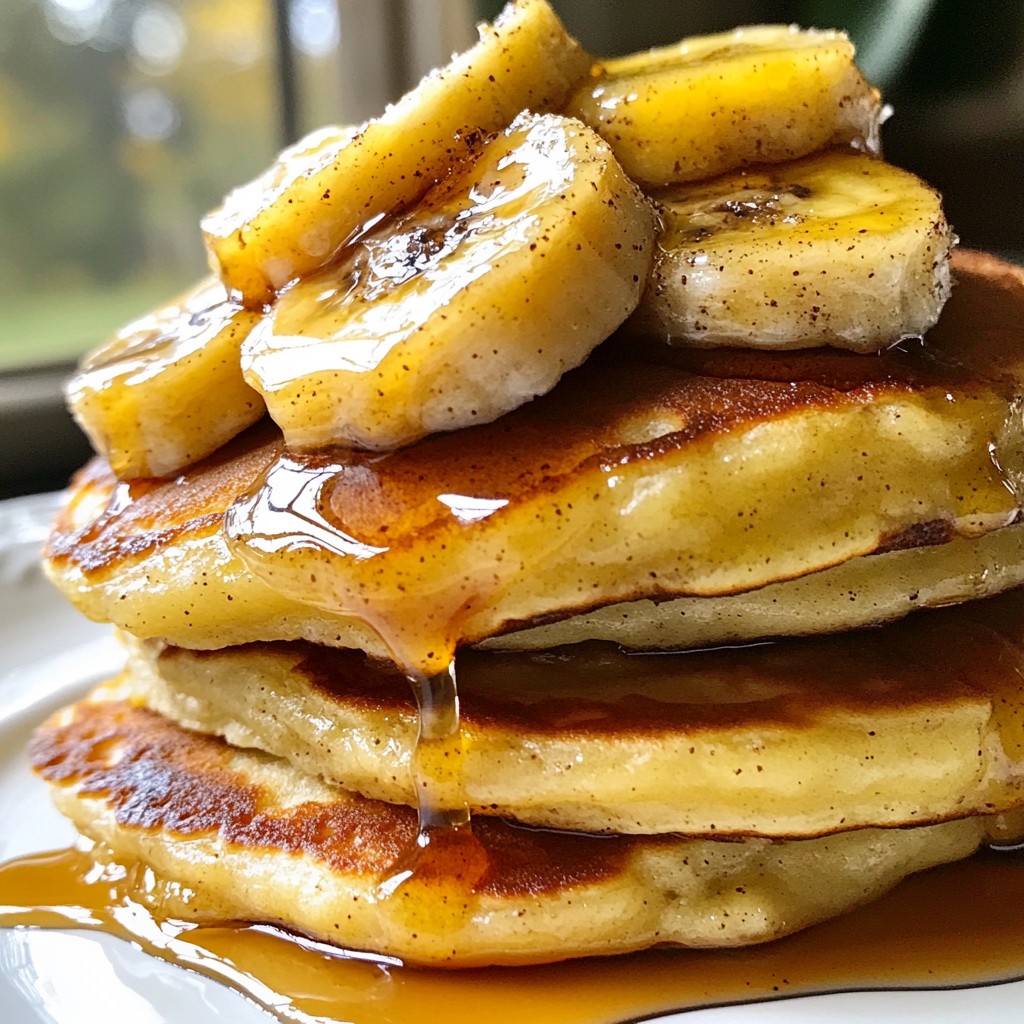 Caramelized Banana Pancakes Delightful and Simple Recipe