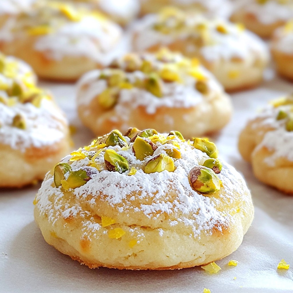 Lemon Pistachio Ricotta Cookies Delightful and Easy