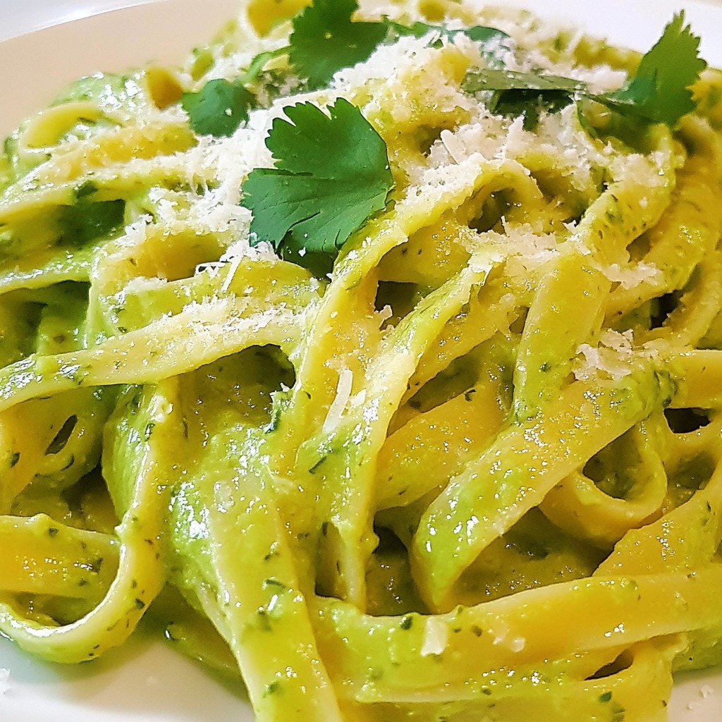 Creamy Avocado Lime Pasta Delightful and Simple Meal