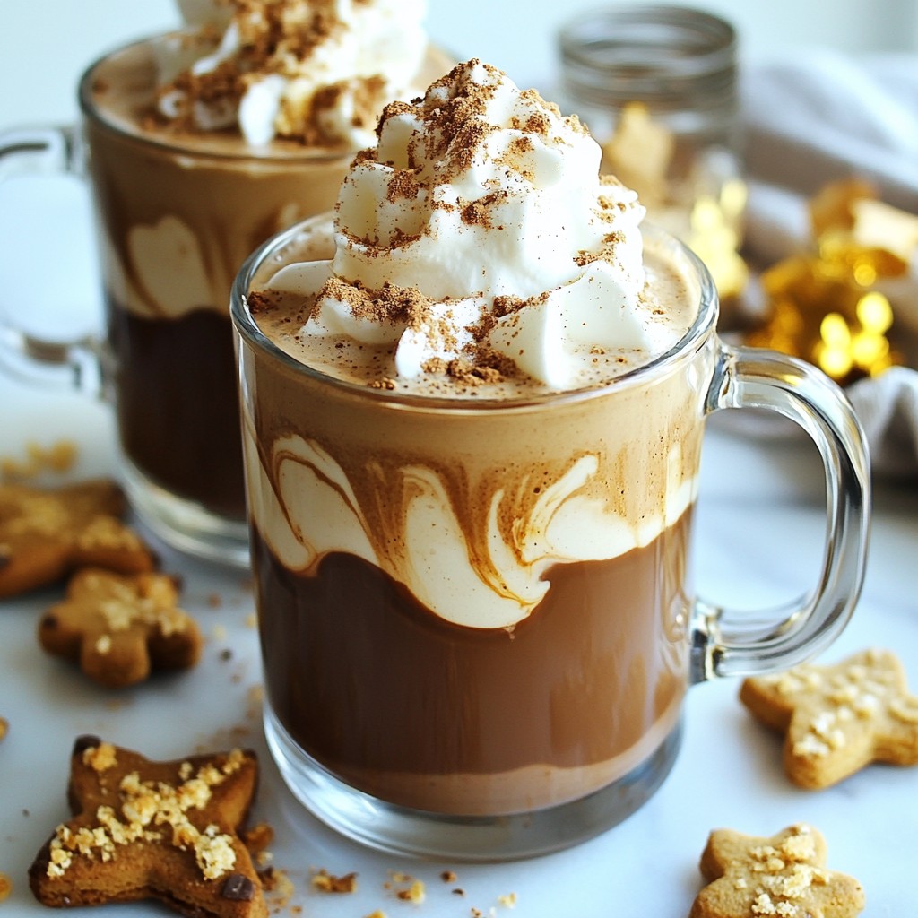 Gingerbread Hot Chocolate Cozy Winter Delight