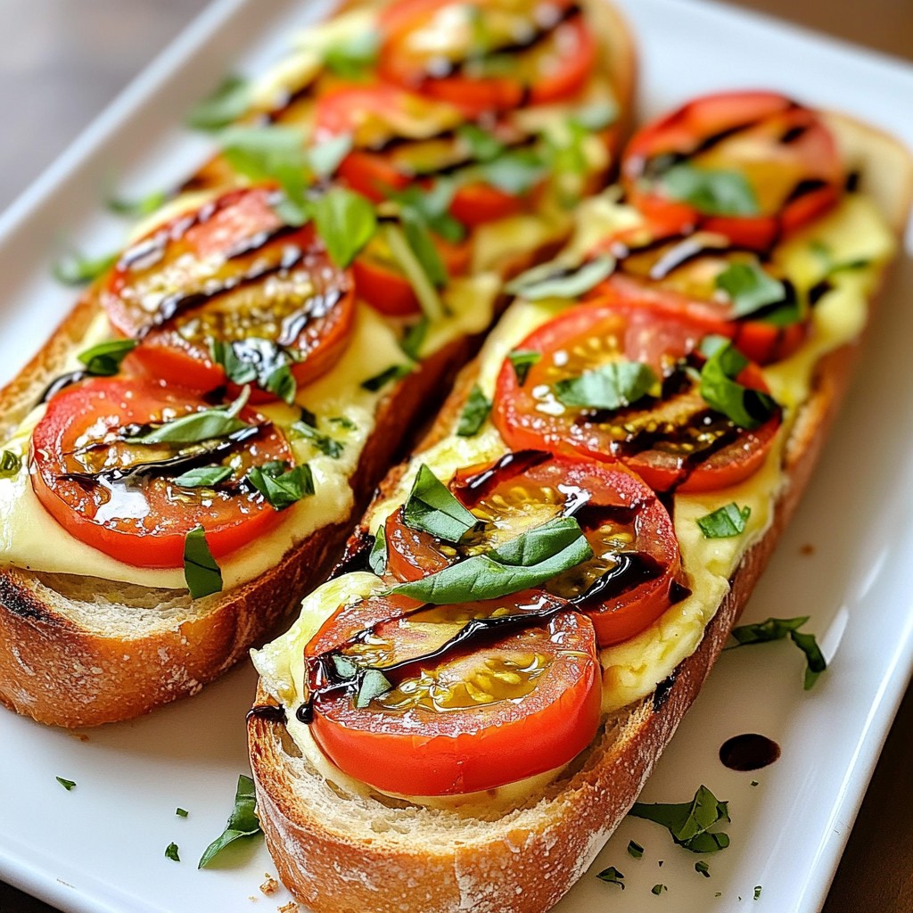 Caprese Garlic Bread Tasty and Simple Delight