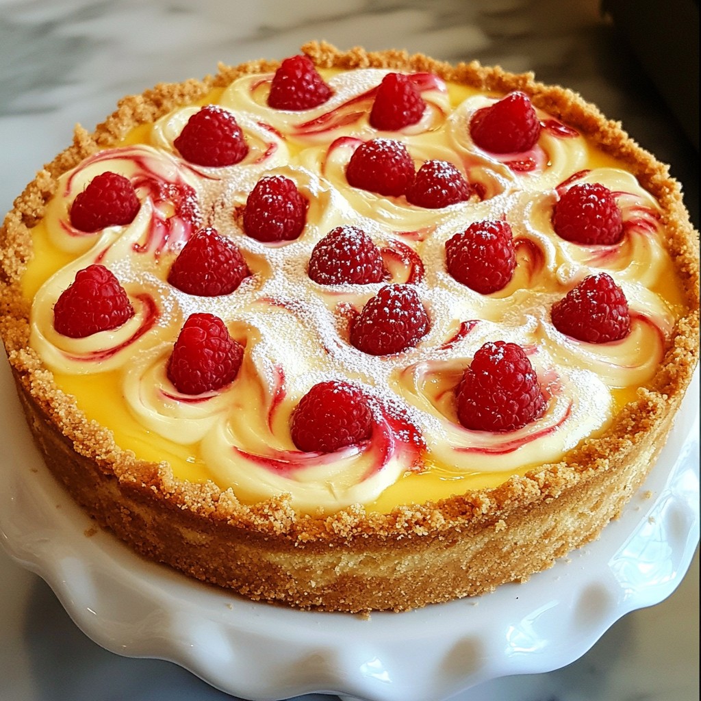 Raspberry White Chocolate Cheesecake Decadent Delight