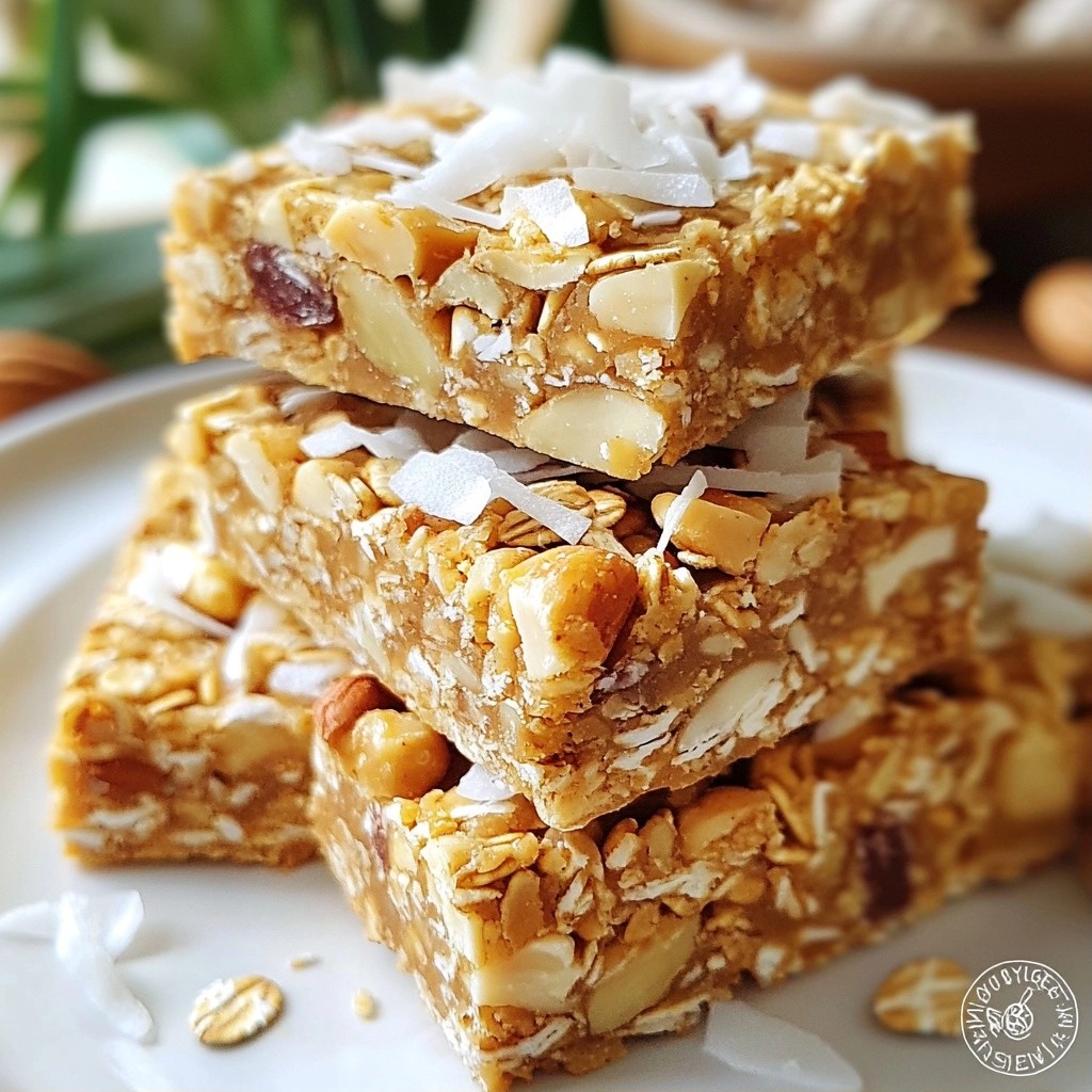 Chewy No-Bake Peanut Butter Trail Mix Bars Delight