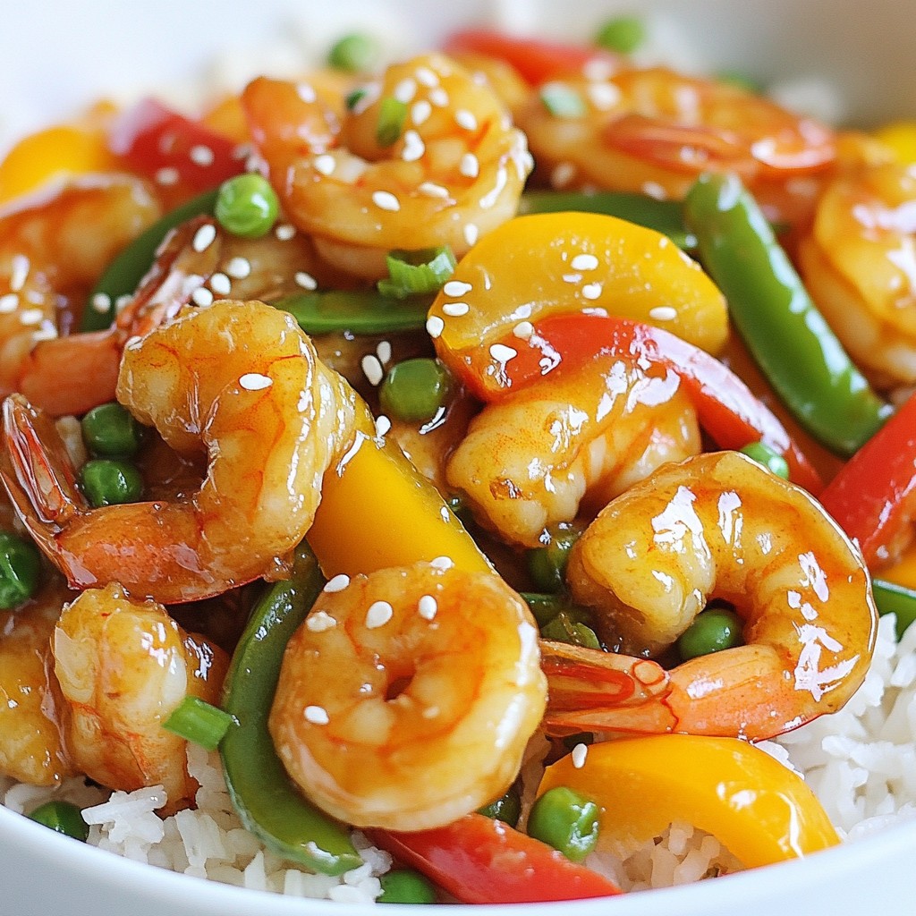 Honey Garlic Shrimp Stir Fry Quick and Easy Recipe