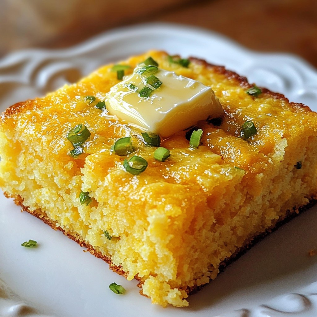 Jalapeño Cheddar Cornbread Simple and Tasty Recipe