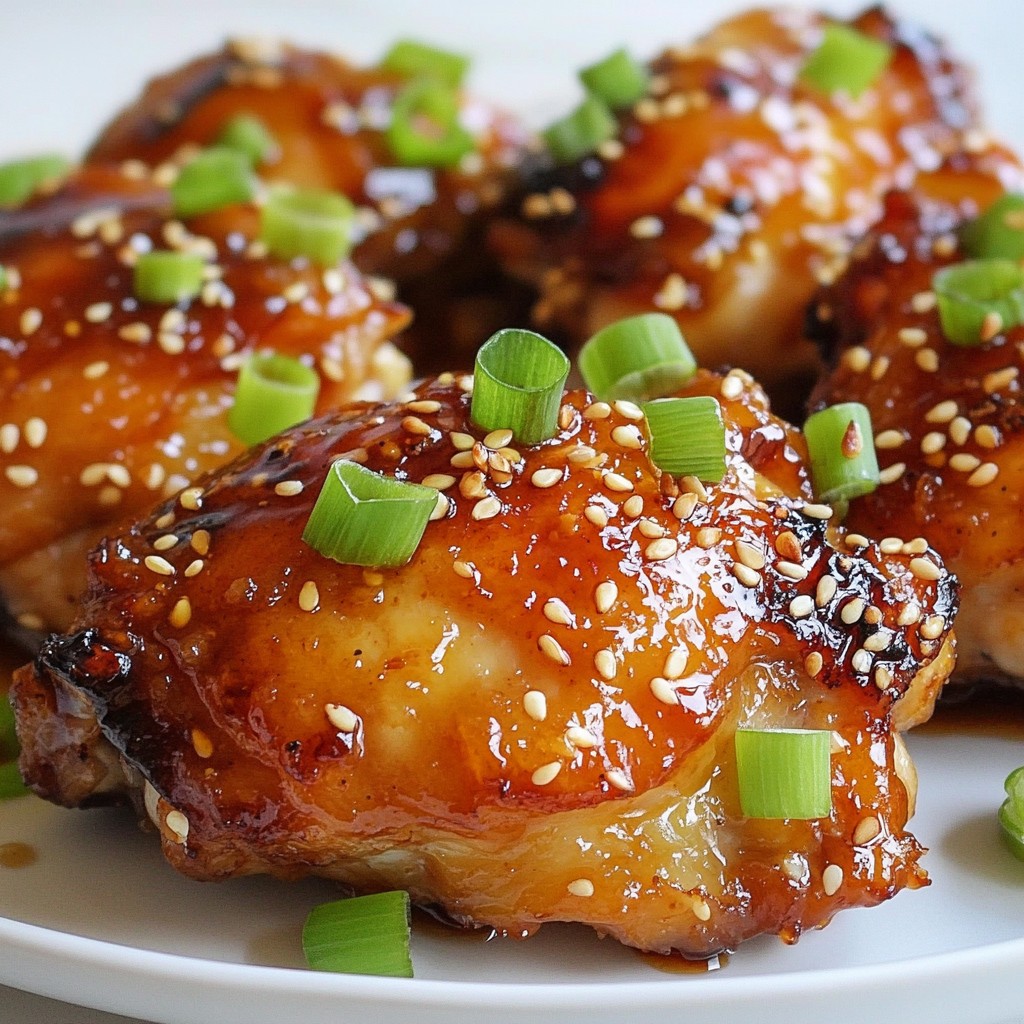 Honey Garlic Chicken Thighs Easy and Flavorful Recipe