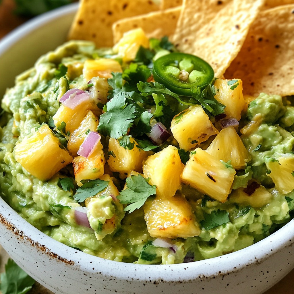Savory Pineapple Jalapeño Guacamole Recipe to Enjoy