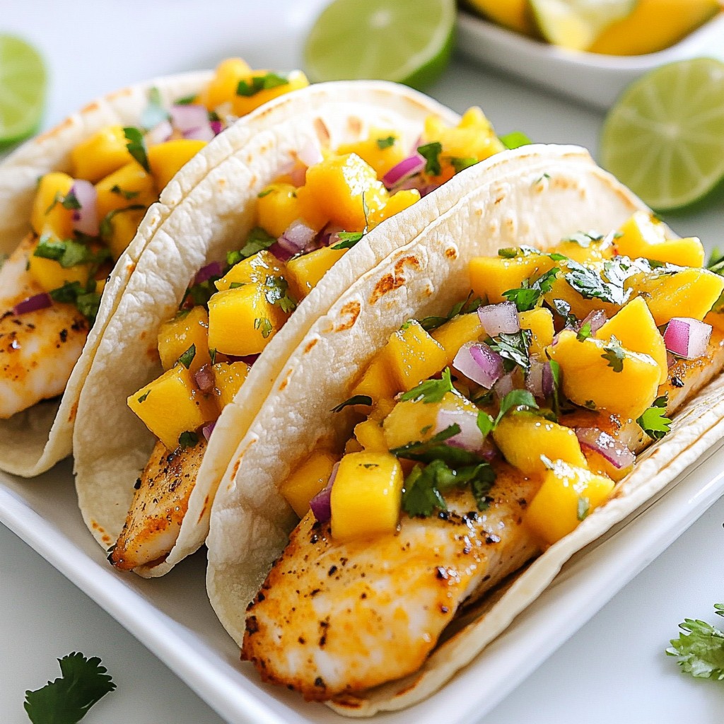 Mouthwatering Mango Salsa Fish Tacos Recipe
