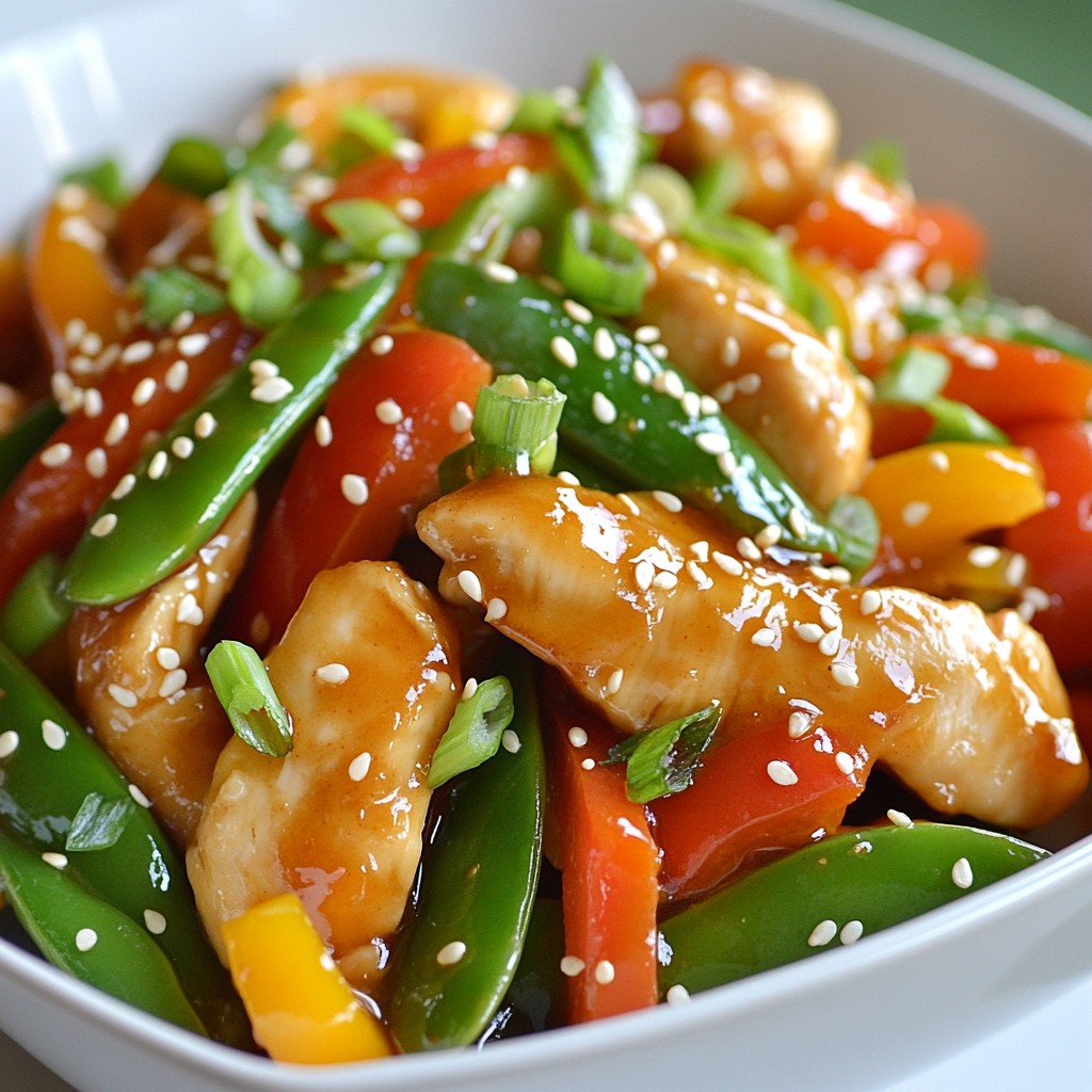 Flavorful Orange Glazed Chicken Stir-Fry Recipe