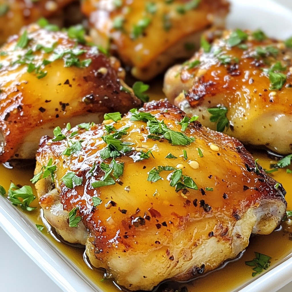 Maple Dijon Chicken Thighs Flavorful and Easy Recipe