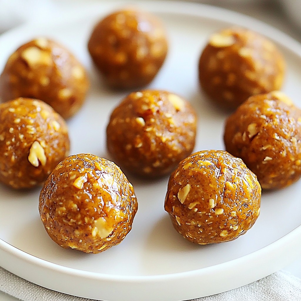 Pumpkin Spice Energy Balls Tasty and Easy Snack