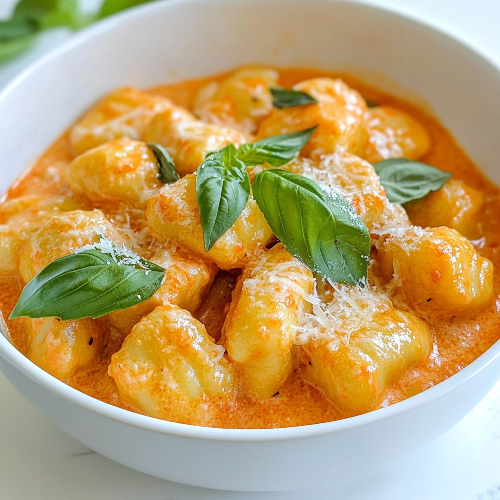 Creamy Tomato Basil Gnocchi Simple and Tasty Recipe