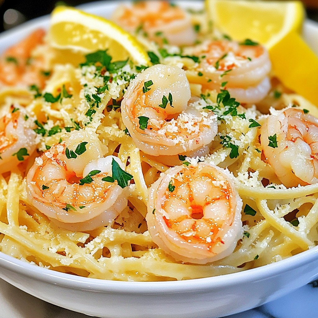 Lemon Garlic Shrimp Pasta Flavorful and Easy Recipe