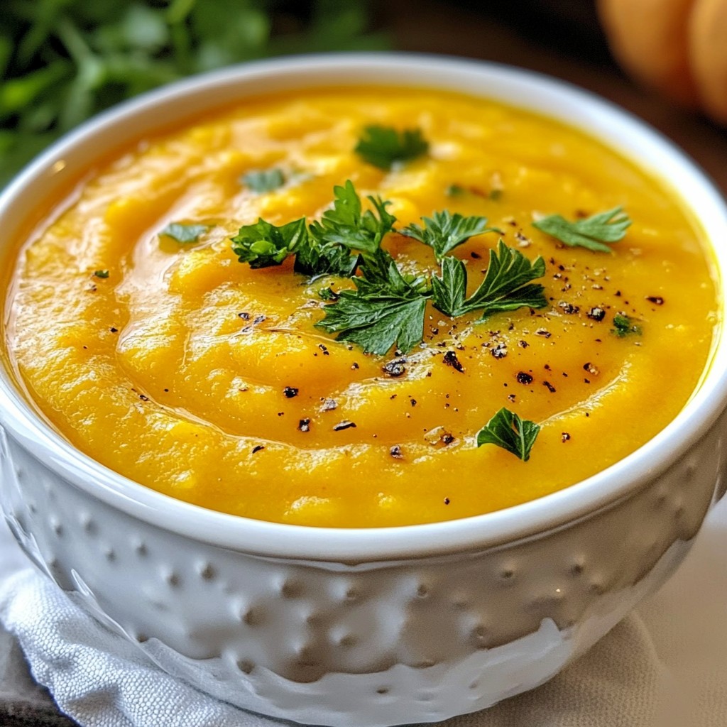 Creamy Butternut Squash Soup Rich and Flavorful Recipe
