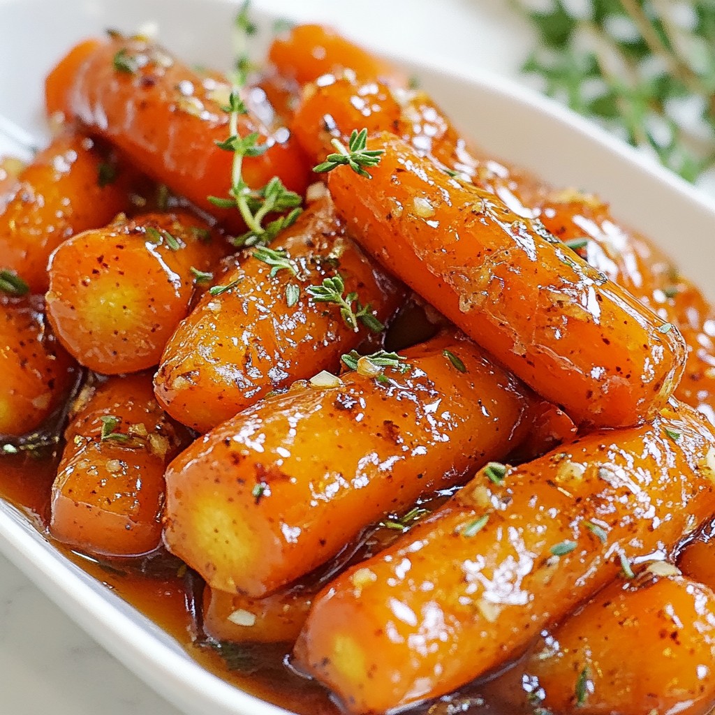 Honey Garlic Glazed Carrots Tasty and Simple Recipe