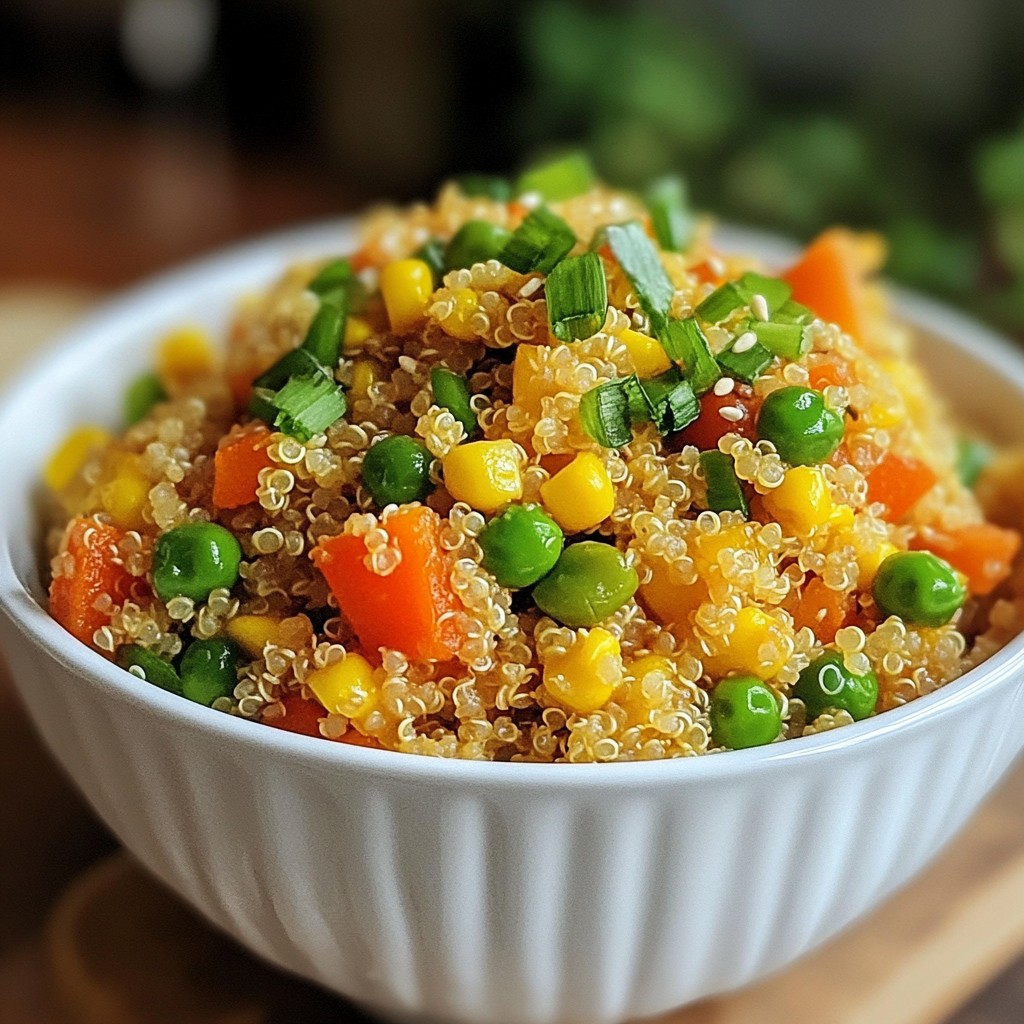 Veggie Fried Quinoa Tasty and Nutritious Meal