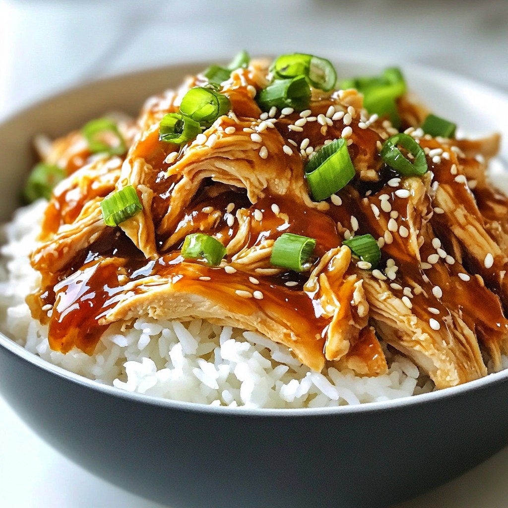 Honey Garlic Slow Cooker Chicken Delightful Recipe