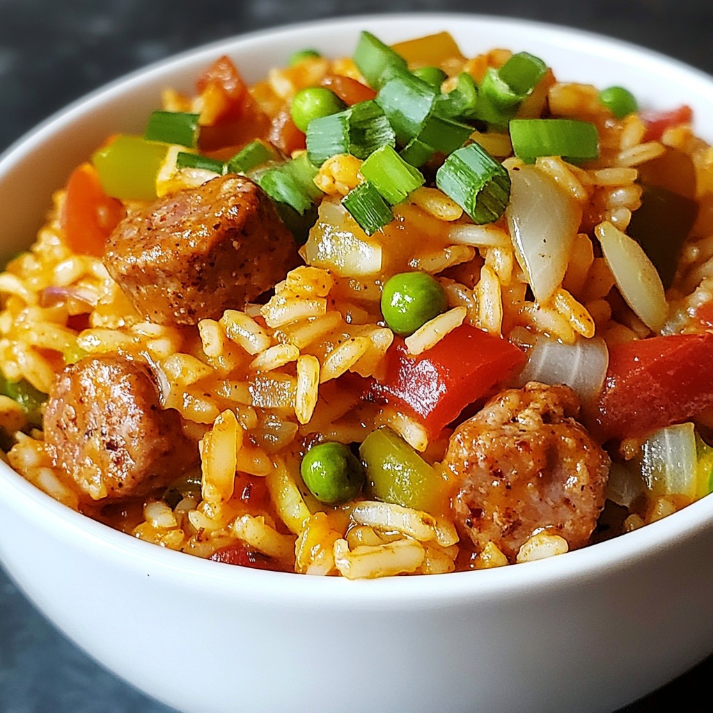 Cajun Turkey Sausage Jambalaya Flavorful Easy Meal