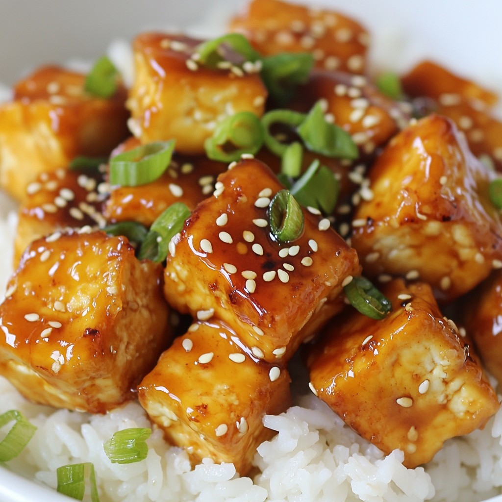 Sesame Honey Teriyaki Tofu Flavorful Plant-Based Dish