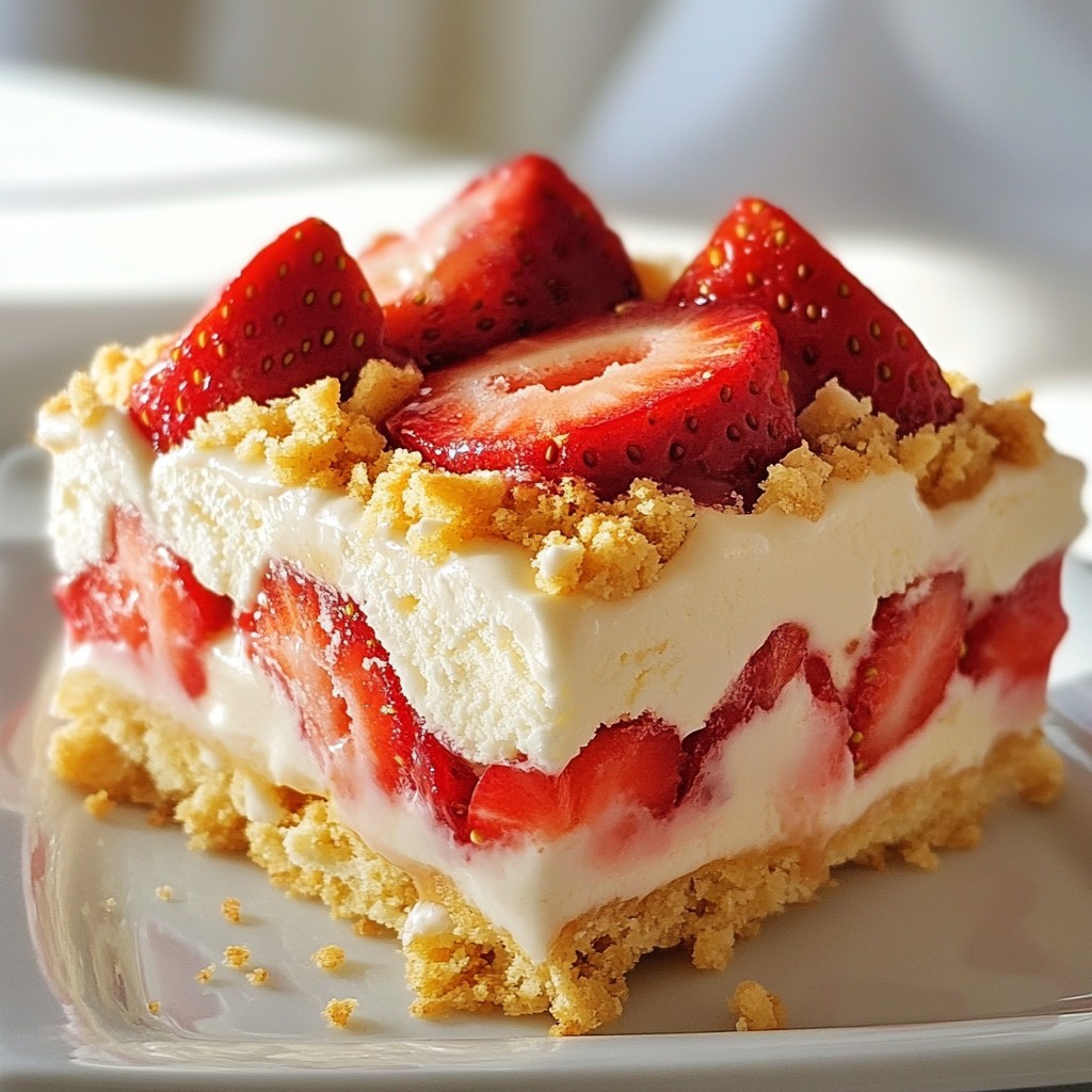 Strawberry Shortcake Ice Cream Bars Delightful Treat