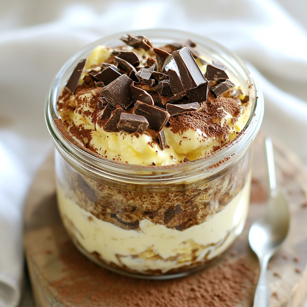 Tiramisu Overnight Oats Easy and Delicious Recipe
